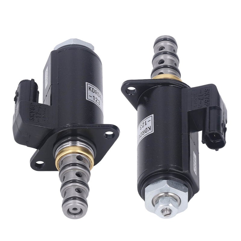 Hydraulic Pump Solenoid Valve Alloy Steel High Hardness Excavator Replacements for Kobelco SK250 - Image 4