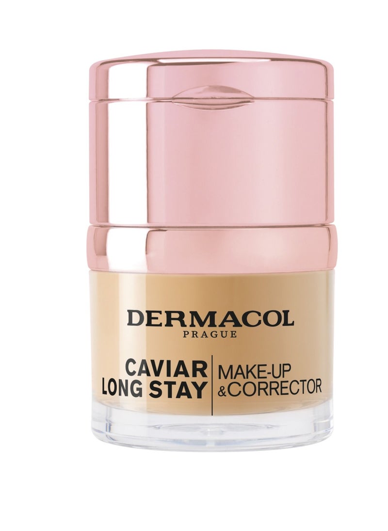 Dermacol - Caviar Long Stay Make-up & Corrector - Cappuccino No 5.0 - Image 1