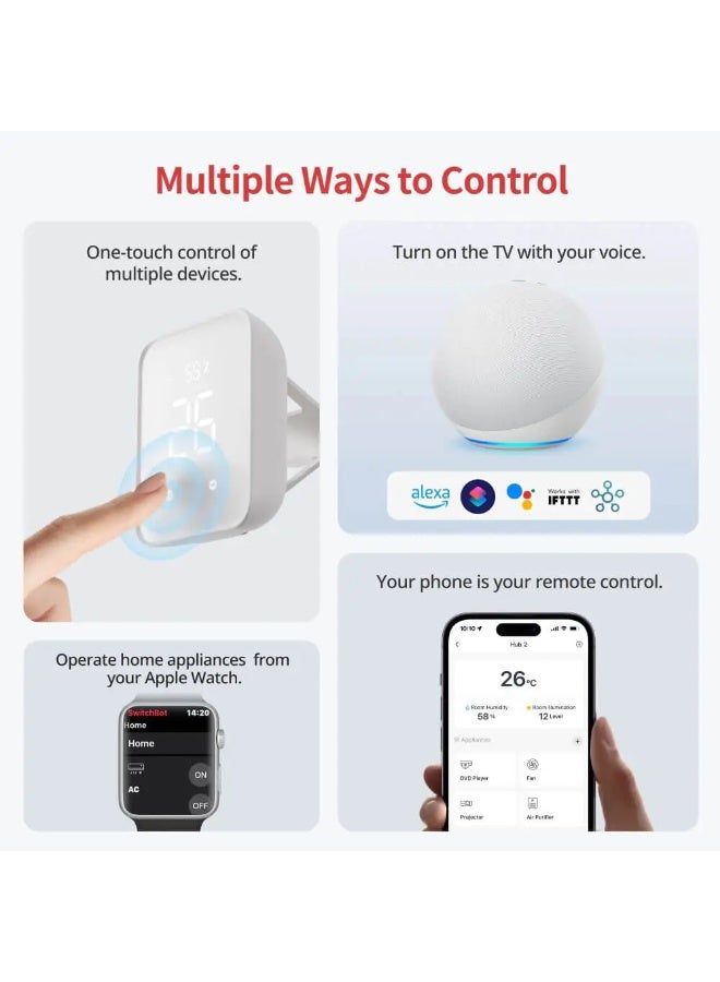 SwitchBot Hub 2 (2nd Gen) Compatible with Google Assistant - Image 2