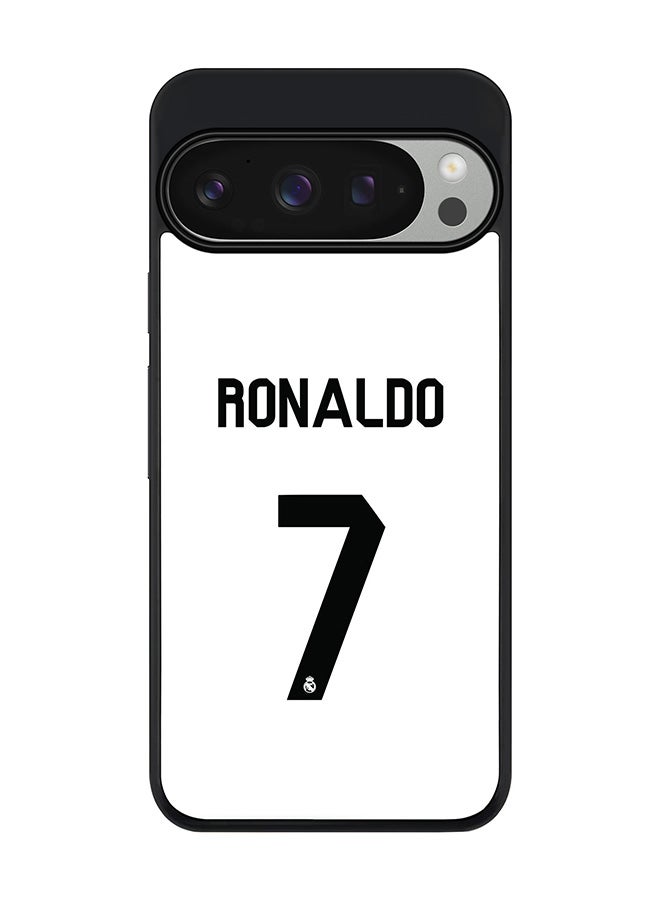Stylizedd For Google Pixel 9 Pro Case,Slim fit Camera Protection, Shockproof Thin Phone cover - Ronaldo Real Jersey - Image 1