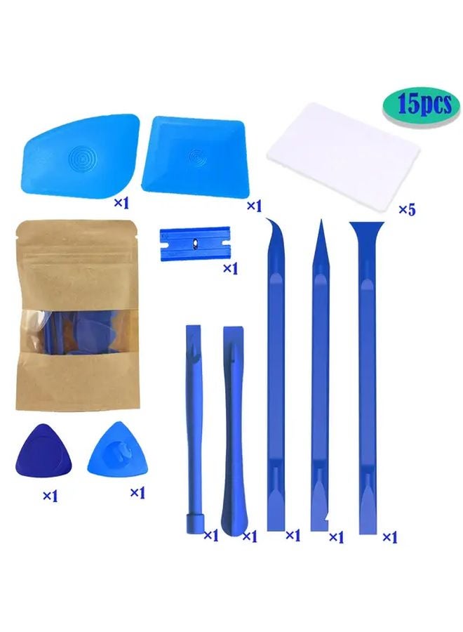15PCS Universal Triangular Prying Tool Kit Plastic Spudger For Phone Laptop LCD Screen - Image 1
