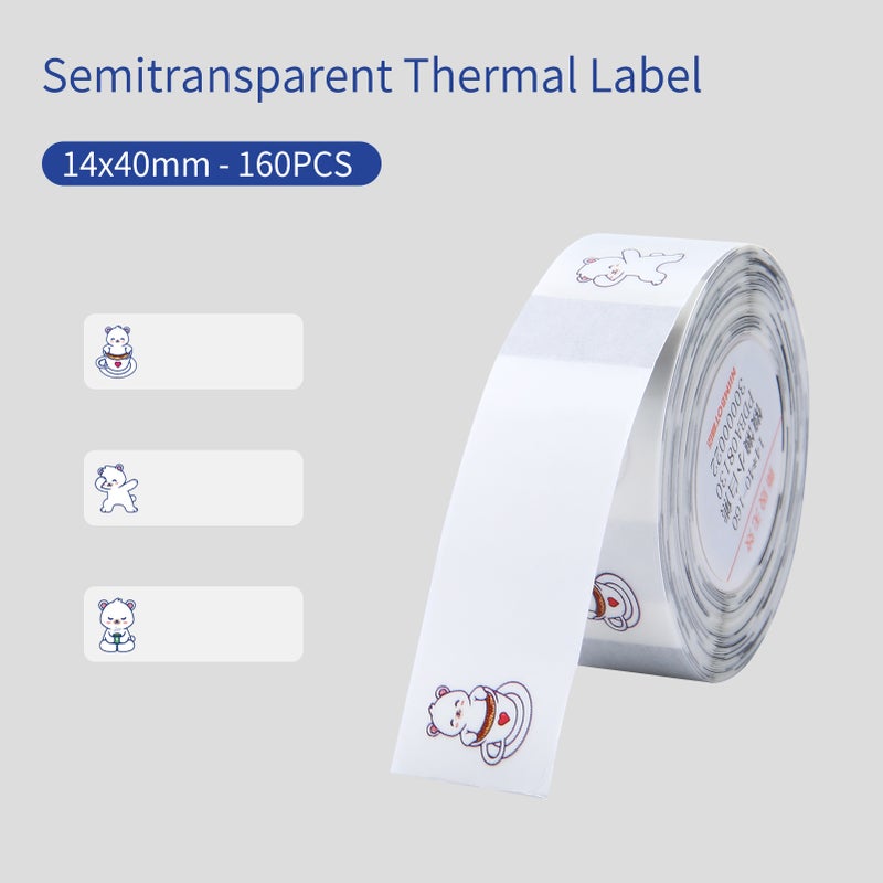 Thermal Label Paper Roll: White Waterproof Self-Adhesive Thermal Label Stickers - D11/D110/D101 Printer Compatible, No Ink Required for Home Kitchen Storage, Office Organization & Business Price Taggi - Image 5