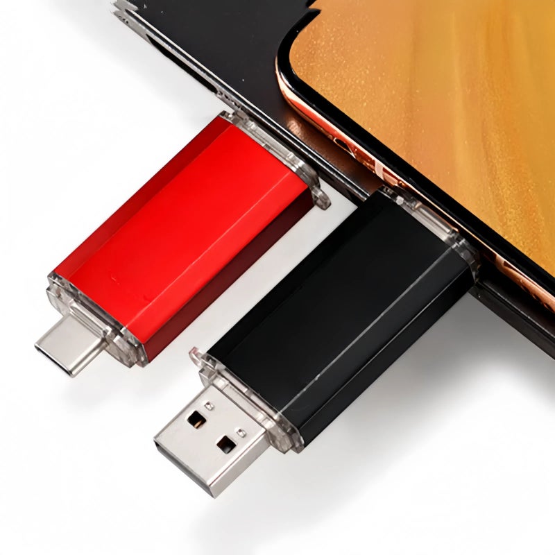 118GB Golden 2in1 USB 2.0 Flash Drive for Phones TV and Car Stereo - Image 5