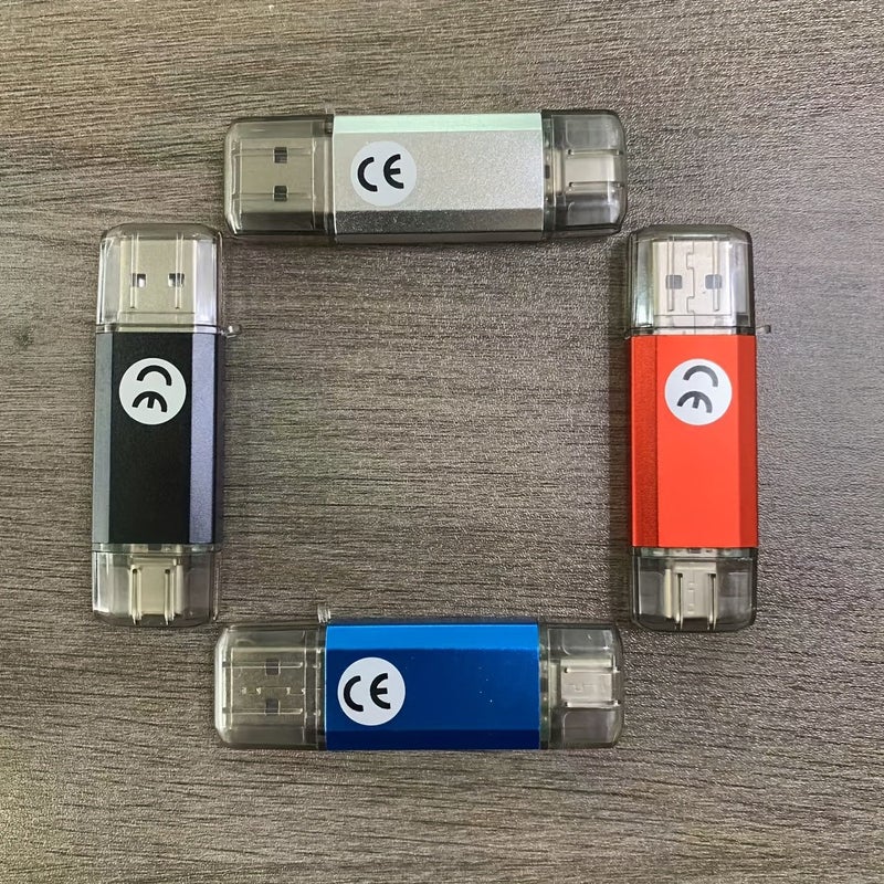 118GB Golden 2in1 USB 2.0 Flash Drive for Phones TV and Car Stereo - Image 3