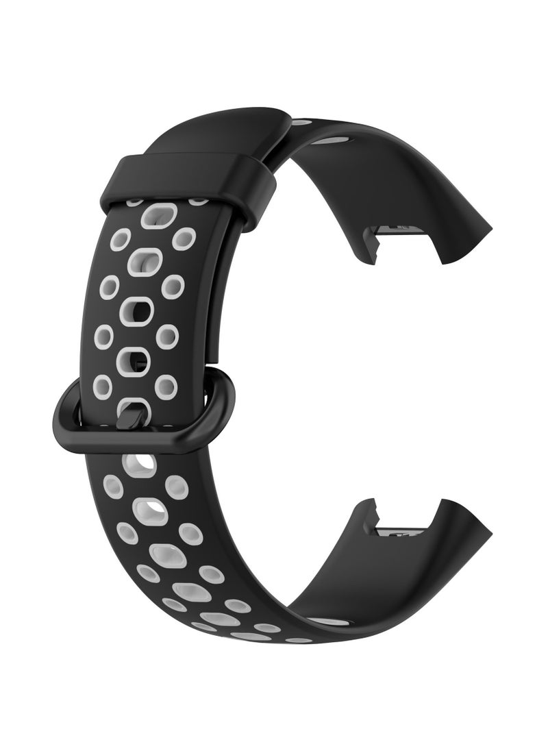 Youque - For Redmi Watch 2 Lite,2 in 1 Silicone Watchband Replacement Bracelet and USB Charger Charging Cable 1M Black - Image 1