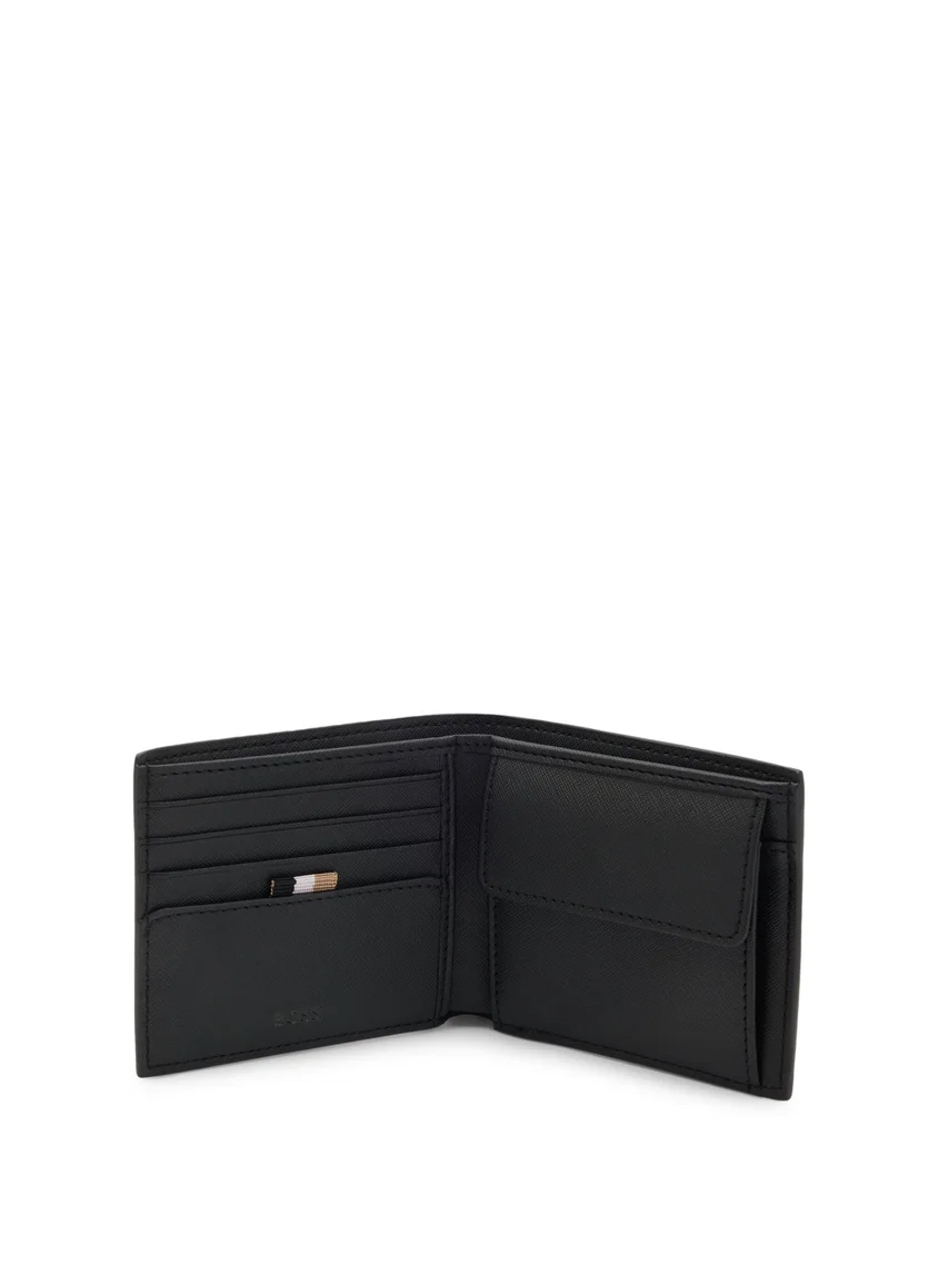 BOSS Bifold wallet with signature details