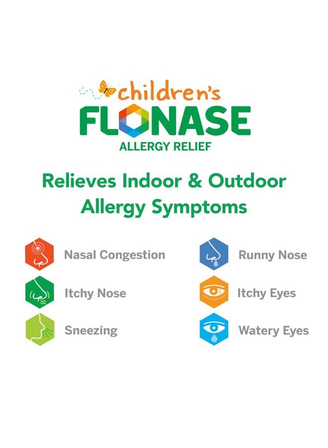 FLONASE Children's Allergy Relief Nasal Spray, 24-Hour Non-Drowsy Multi-Symptom Relief – 72 Sprays - Image 2