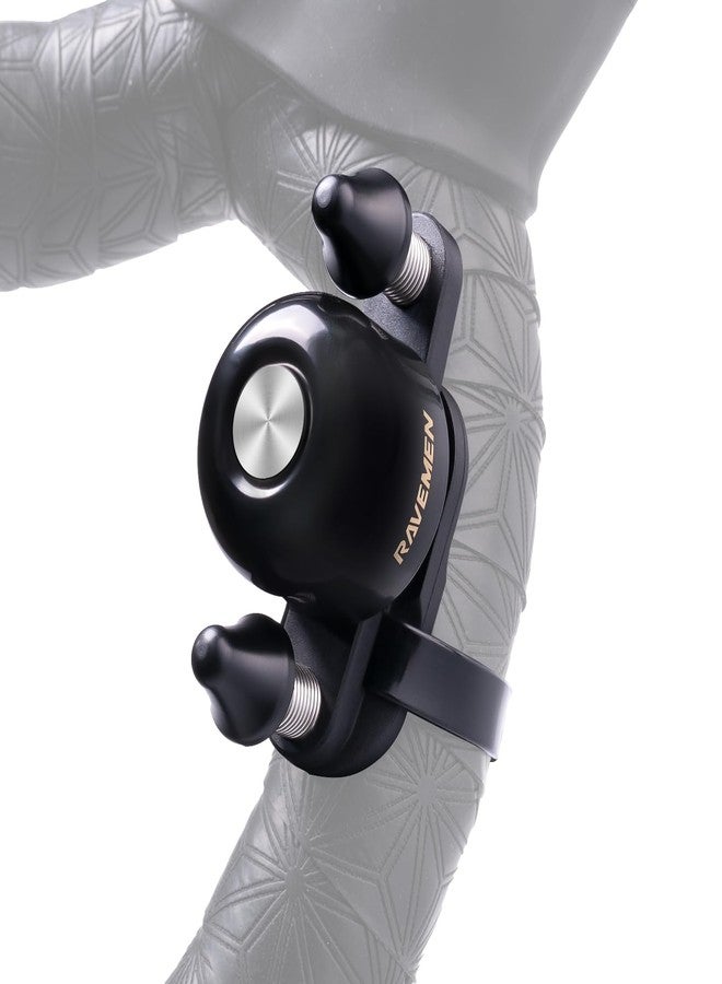 RAVEMEN Q3 Road Bike Bell, Dual-Hammer Copper Alloy Bicycle Bell for Adults Fit Handlebars up to 47mm, Lightweight for Most Grip Positions, Easy Installation - Image 1
