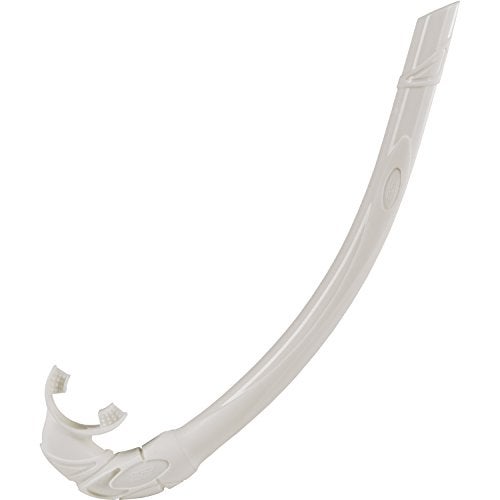 IST SN36 Flexible Foldable 100% Silicone Non-Purging Snorkel (White) - Image 1