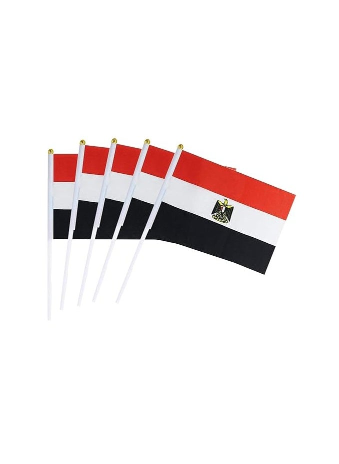 PRINTSHOP4ME Set of 10 Hand-Held Mini Country Flags - Perfect for Parades - Festivals and Party Decorations - Party Favors and Event Supplies  - Image 1
