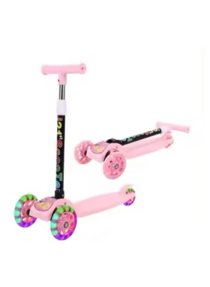 Scooter  Adjustable three-wheel kick scooter