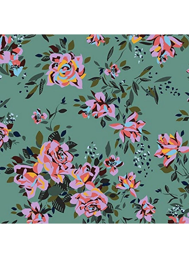 Vera Bradley Women'S Cotton Riley Compact Wallet With Rfid Protection Rosy Outlook Recycled Cotton One Size - Image 4