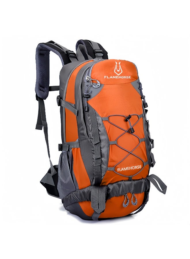 فليم هورس حقيبة تسلق الجبال الخارجية الجديدة، حقيبة ظهر رياضية بسعة 50 لترًا، حقيبة سفر من النايلون المقاوم للماء - Image 1