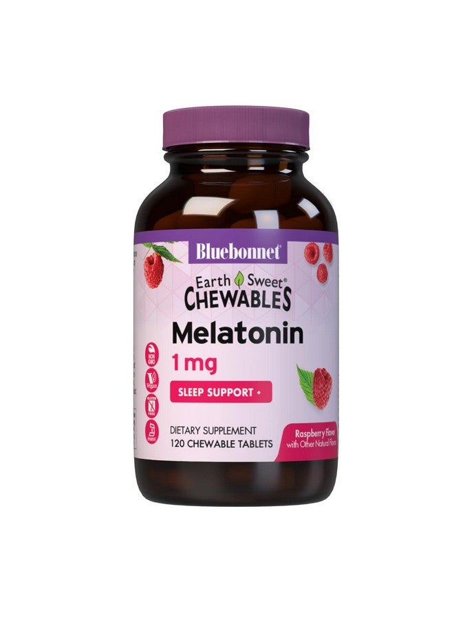 بلو بونيه بلوبونيت نيوتريشن، ميلاتونين إيرث سويت ١ ملغ، سريع المفعول، سريع الذوبان، يدعم الاسترخاء الليلي ونومًا هانئًا - مساعد على النوم - خالٍ من الغلوتين، نباتي - بنكهة التوت - ١٢٠ قرصًا قابلًا للمضغ - Image 1