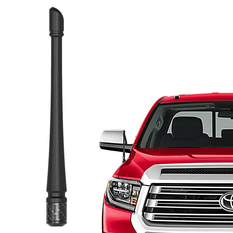 RYDONAIR Short Antenna Compatible with Toyota Tundra 2000  Toyota Tacoma 1995 Internal Copper Coil for Enhanced Reception Car Wash Proof 7 inches Rubber Antenna Replacement