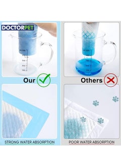 DOCTERPET Doctor Pet Training Pads Lavender 20's (60x90cm) – Extra Large Rapid-Dry Leak-Proof Pads,Scented, 6 Layers Quilted, Superior Absorption, Odor Control, Pet Training for Dogs, Cats, Rabbits 55g  - Image 4