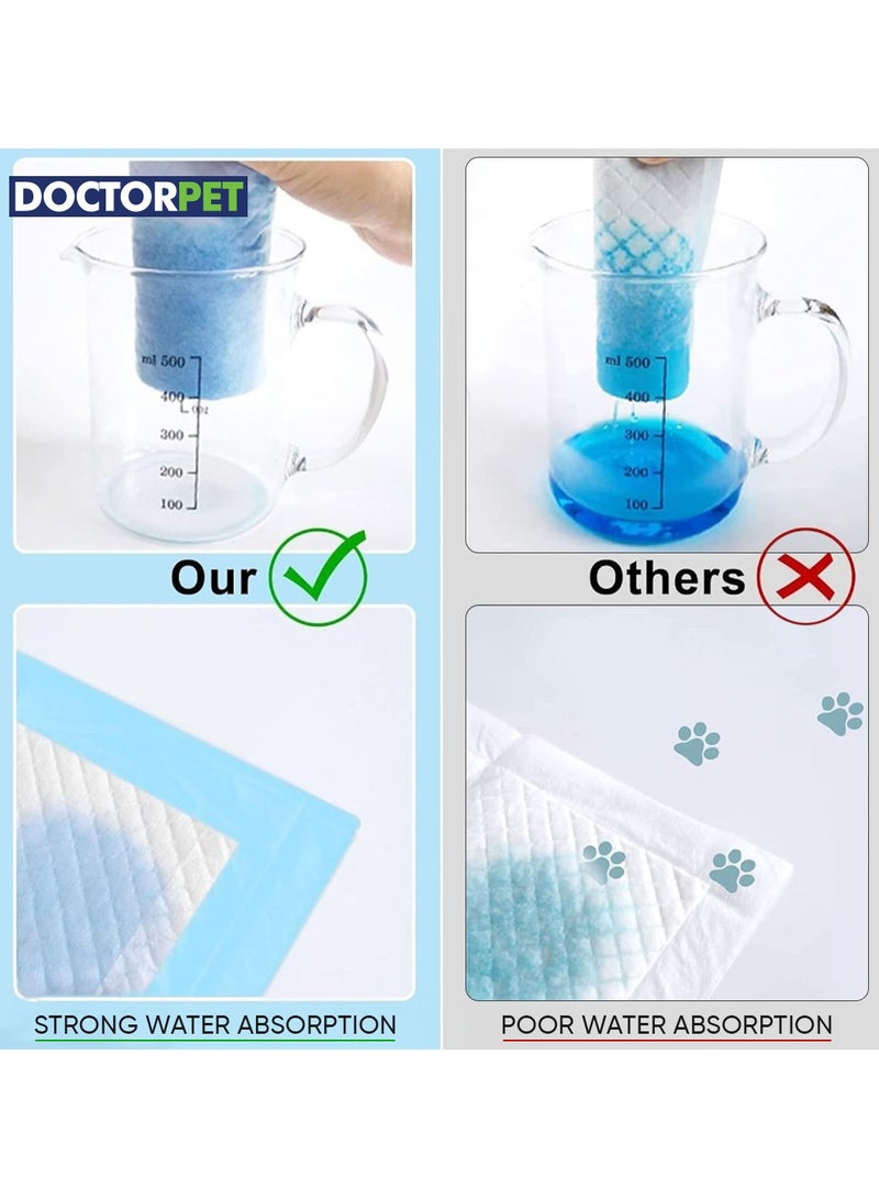 DOCTERPET Doctor Pet Training Pads Lavender 20's (60x90cm) – Extra Large Rapid-Dry Leak-Proof Pads,Scented, 6 Layers Quilted, Superior Absorption, Odor Control, Pet Training for Dogs, Cats, Rabbits 55g - Image 4