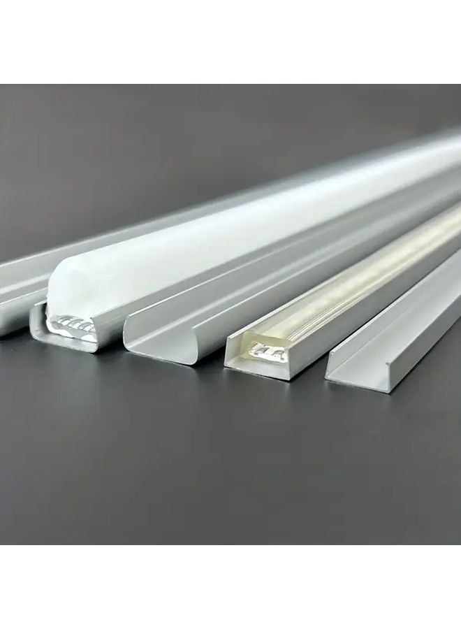 20pcs 16 5mm Aluminum LED Light Channel System Easy Cut Installation U Channel - Image 2