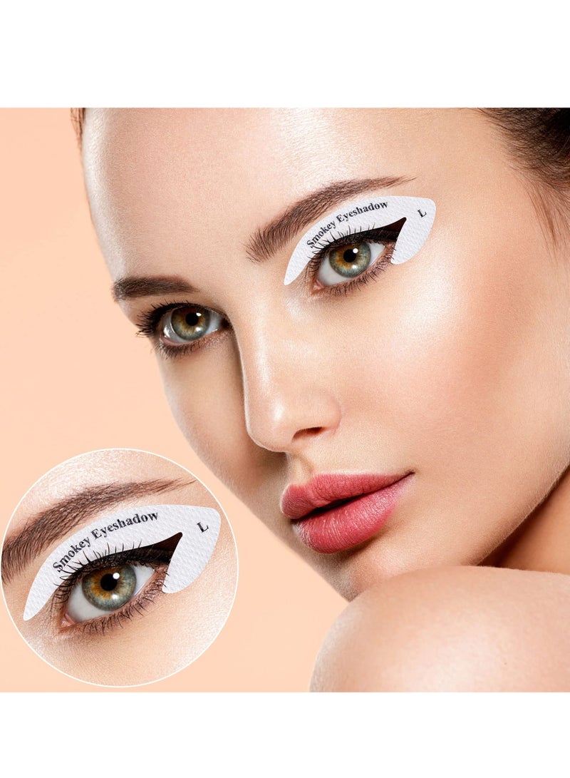 SYOSI Eyeliner Eyeshadow Template, 24 Pieces Multi-Style Cat Eye Eyeshadow Stickers Makeup Beauty Accessories for Women Girls Beginner Makeup Artist - Image 3