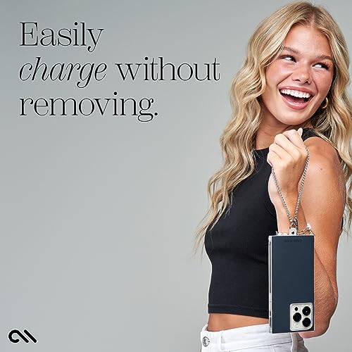 Case-Mate Phone Charm with Silver Chain - Detachable Anti Theft Strap - Hands-Free iPhone Wrist Strap for Women - Phone Wristlet for Galaxy, Pixel and More - Dainty Silver Chain - Image 5
