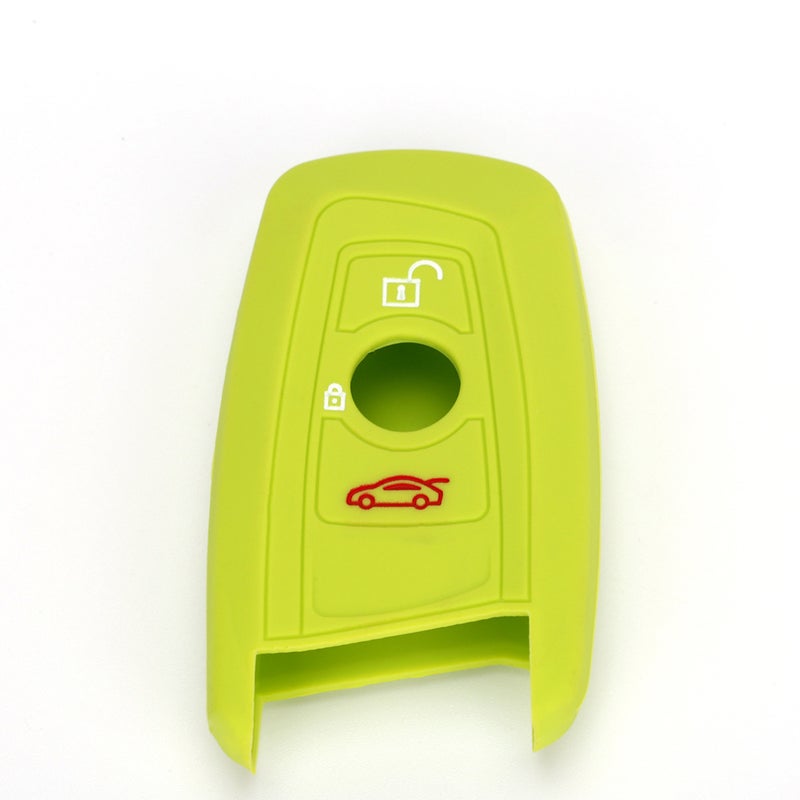 Generic Suitable for BWM BMW 1 Series 2 Series 3 Series GT 4 Series M2M3M4 car silicone key case anti-theft device remote control cover apple green 