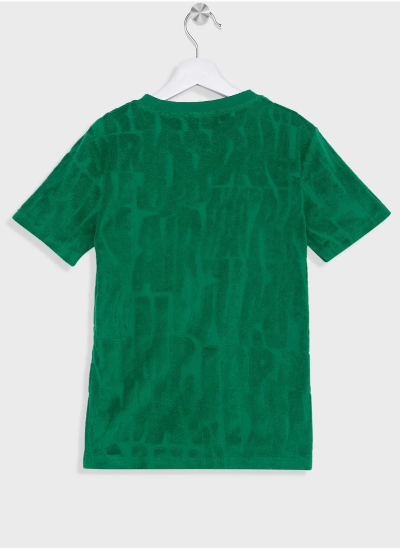 Jordan Youth Cool Down All Over Printed Terry T-Shirt