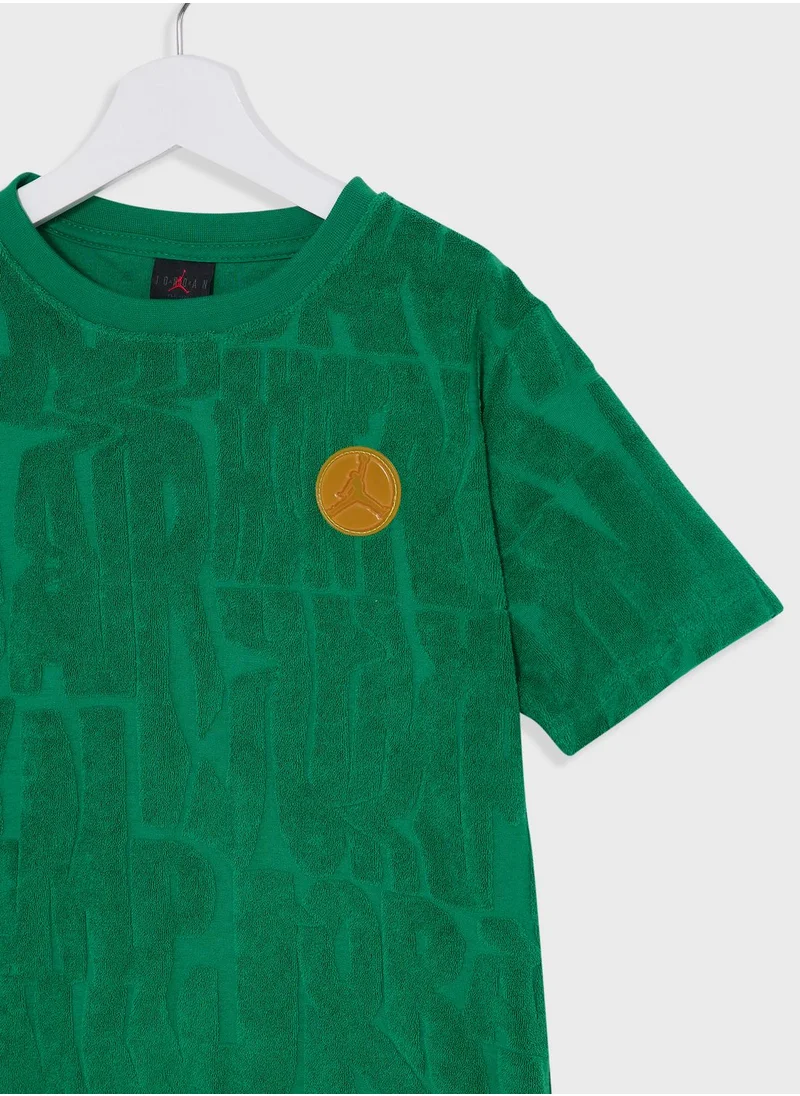 Jordan Youth Cool Down All Over Printed Terry T-Shirt