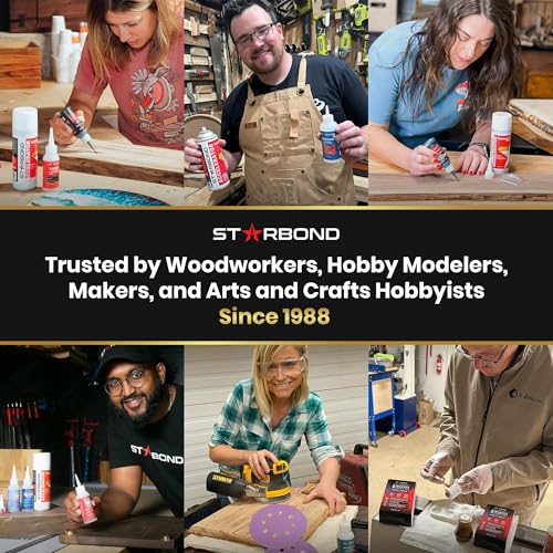 Starbond 8 oz. XL Starbond 5 Minute Epoxy — Enhanced Strength (2,600 lb Shear Strength), UV-Resistant, Easy to Use, Fast Setting Glue — Compatible with Metal, Plastic, Wood, Ceramics, Glass and More - Image 5