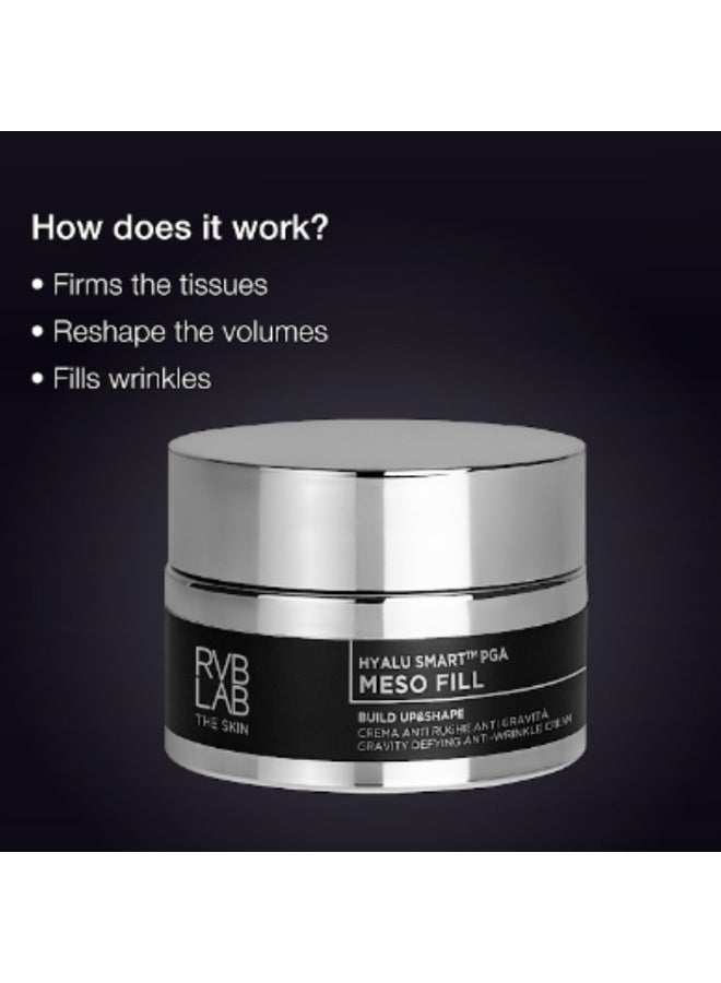 RVB LAB Meso Fill Build Up and Shape Anti-Wrinkle and Anti-Gravity Cream 50ml - Image 3