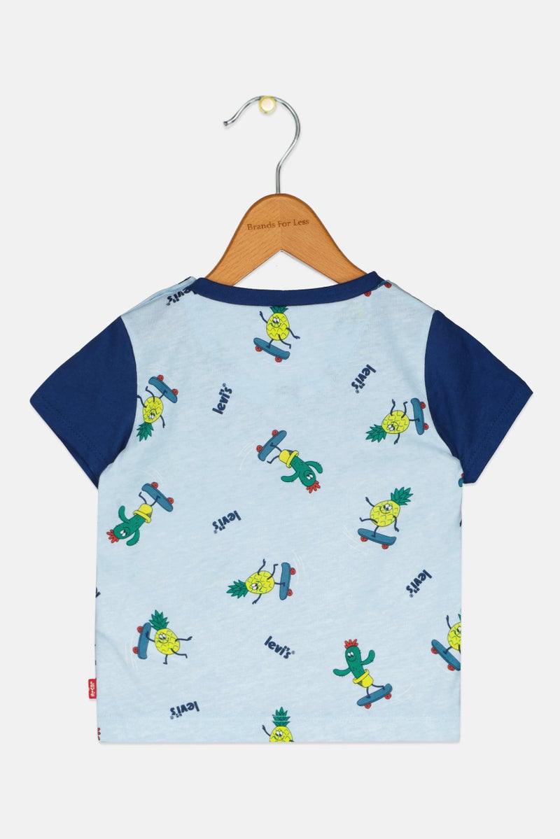 Levi's Toddlers Boy Graphic Print Short Sleeve Top, Multicolor - Image 2
