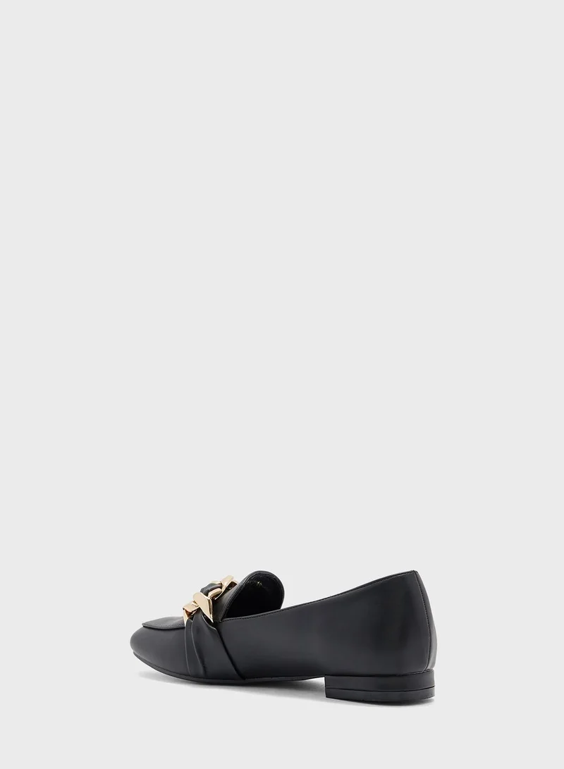 ELLA Oversized Chain Detail Loafer