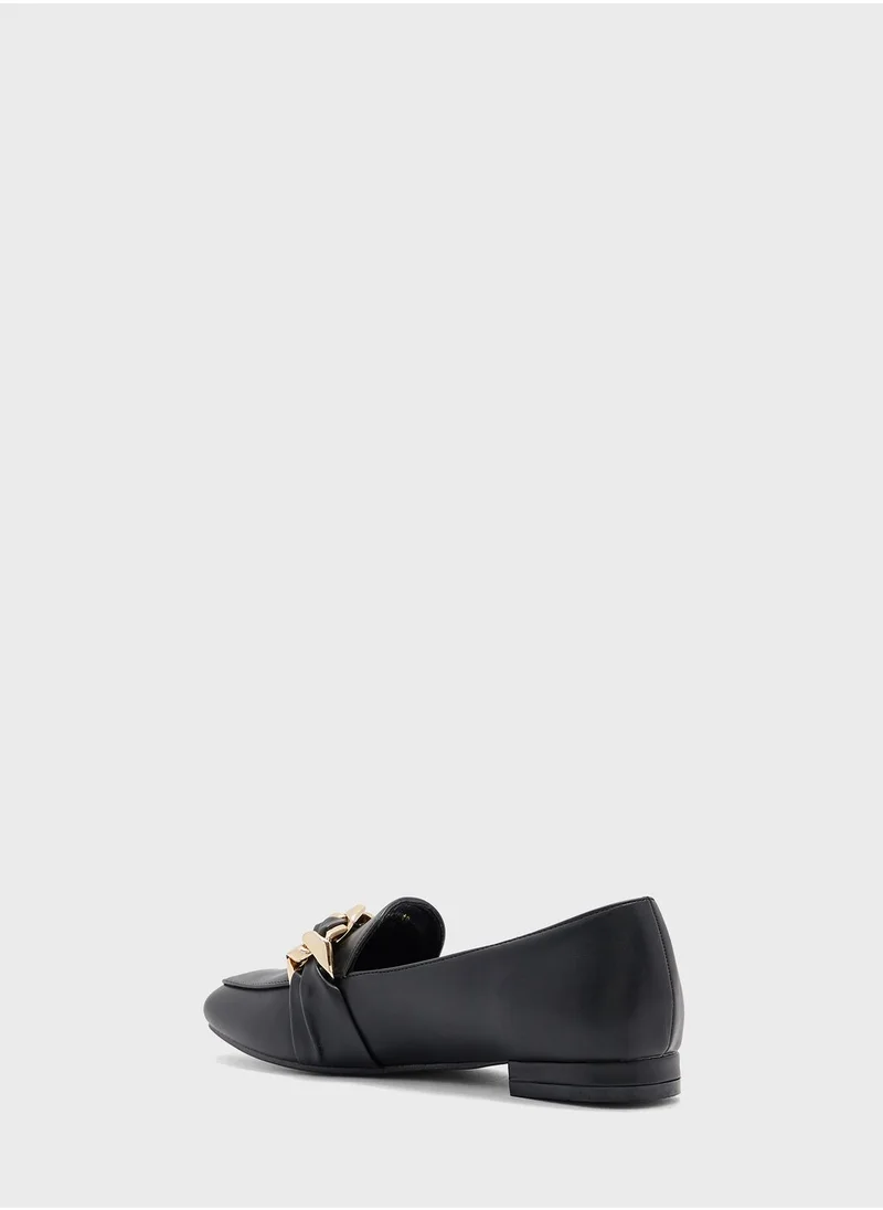 ELLA Oversized Chain Detail Loafer