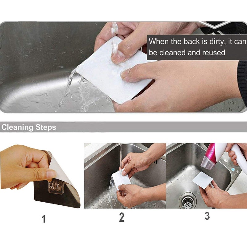 Maharsh Magic Sticker Series Chrome Plated Metal Self Adhesive used for Bathroom & kitchen item Hanger Hook Rail (Ceiling Hanger) - Image 4