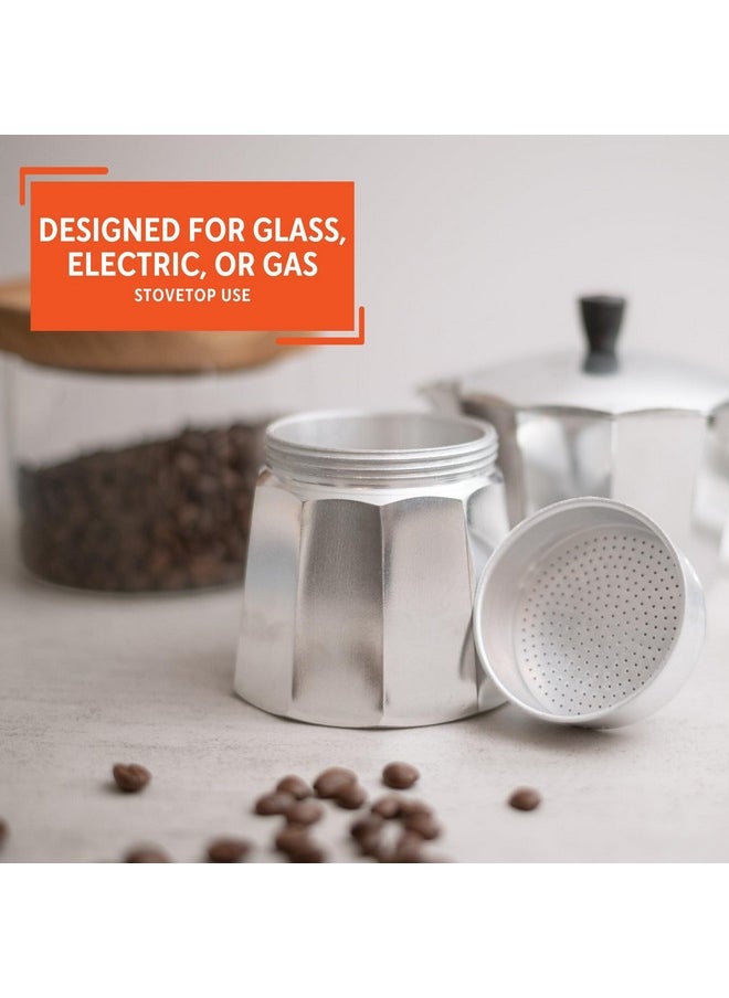 Imusa Imusa USA Aluminum Stovetop 6-cup Espresso Maker (B120-43V), Silver  - Image 4