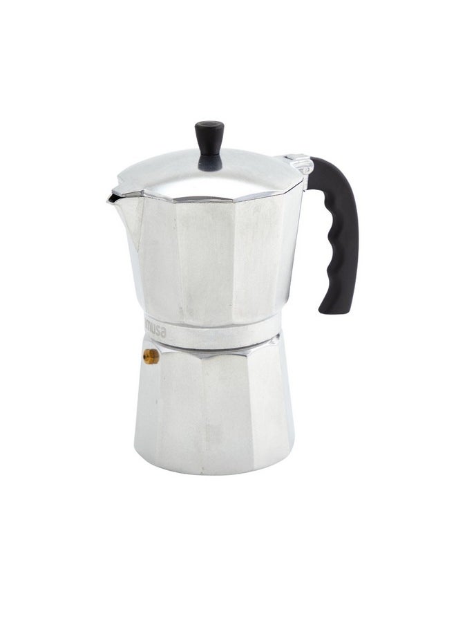 Imusa Imusa USA Aluminum Stovetop 6-cup Espresso Maker (B120-43V), Silver  - Image 1