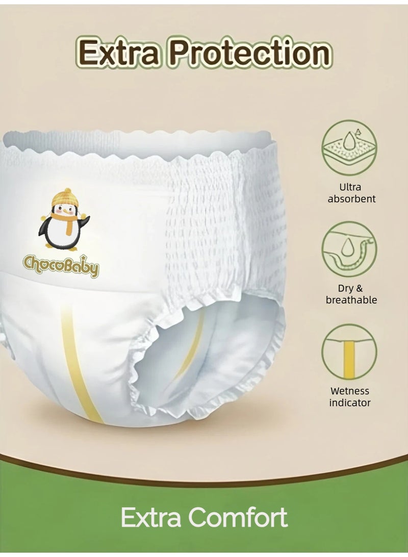 Chocobaby Premium Quality Baby Culotte Pants Diapers, Size L (10-14kg), 48 Count | Ultra-Breathable and Soft with Super Absorption - Image 4