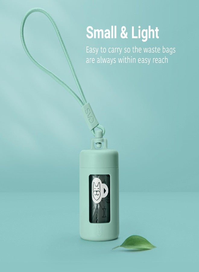 SVD.PET Retractable Dog Waste Bag Dispenser and Bag Holder Kit, Dog Poop Bag Dispenser, Retractable Waste Bag Dispenser, Lightweight Poop Bag Holder, Stretchy Strap Fits Any Dog Leash (Green) - Image 3
