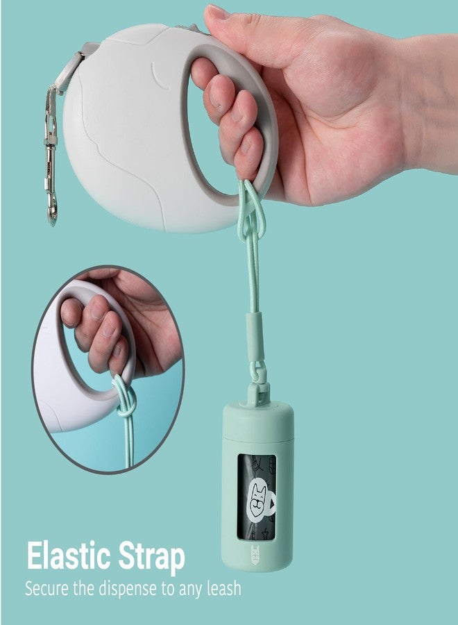 SVD.PET Retractable Dog Waste Bag Dispenser and Bag Holder Kit, Dog Poop Bag Dispenser, Retractable Waste Bag Dispenser, Lightweight Poop Bag Holder, Stretchy Strap Fits Any Dog Leash (Green) - Image 4