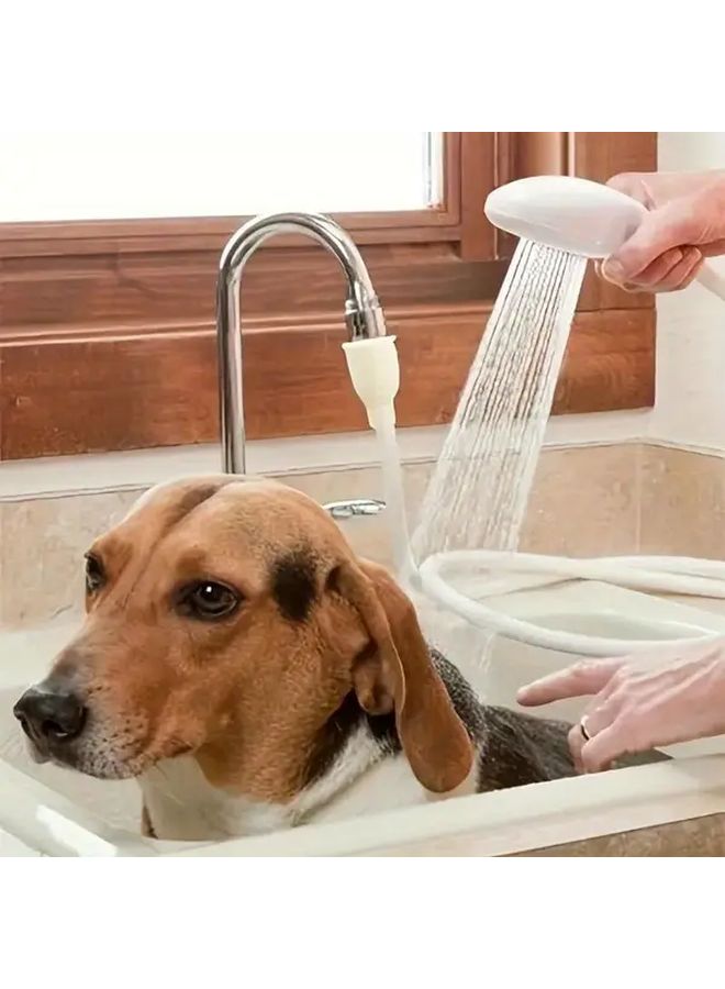 رأس دش محمول متعدد الوظائف مصنوع من مادة ABS، رشاش صنبور محمول، 1 قطعة، فوهة - Image 5