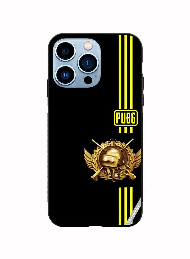VR CREATIVE Protective Case Cover For Apple iPhone 13 Pro Max Pubg Yollow Design Multicolour - Image 1