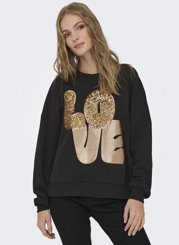 ONLY Onlmacy Long Sleeve Crew Neck Sweatshirt - Image 3