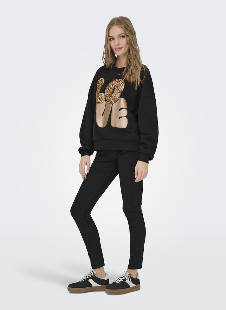ONLY Onlmacy Long Sleeve Crew Neck Sweatshirt - Image 5