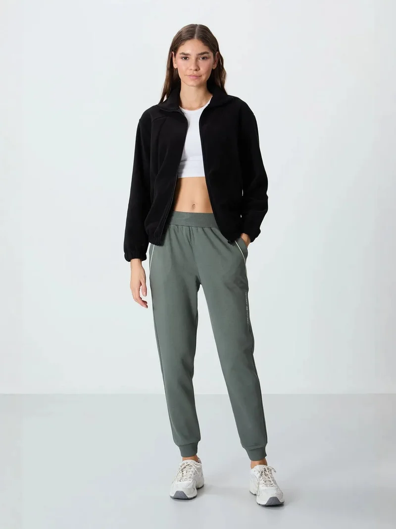 تومي لايف TOMMY Oversized Color Block Half-Zip Sweatshirt