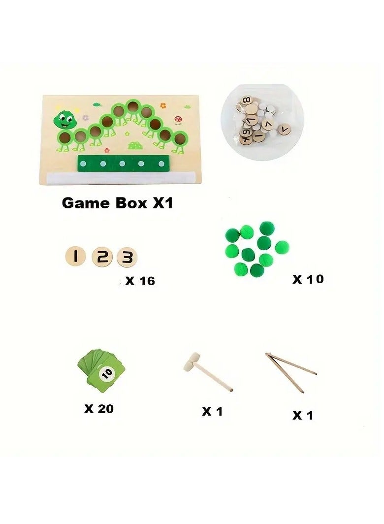 Gonice Teach Children Arithmetic Caterpillar Addition And Subtraction Puzzle Educational Toys  - Image 5