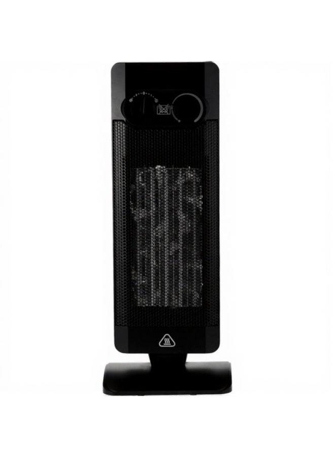 2000W 220V Electric Vertical Fan Heater Black HX340-B5 - Image 3