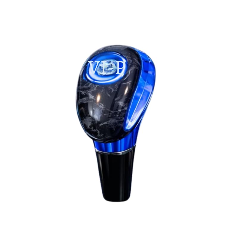 YOURKARTS.COM YOURKARTS Gear Shift Knob LED with Universal Fitting | Illuminated Gear Handle for Manual Automatic Cars | Premium Acrylic Build with Light-Up Feature for Stylish Night Driving (VIP) - Image 1