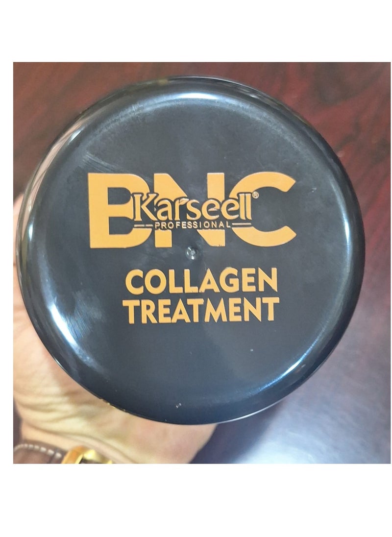 Karseell Karseell BNC Collagen Hair Treatment Deep Repair Conditioning Argan Oil Collagen Hair Mask Essence for Dry Damaged Hair All Hair Types 16.90 oz 500ml  - Image 2