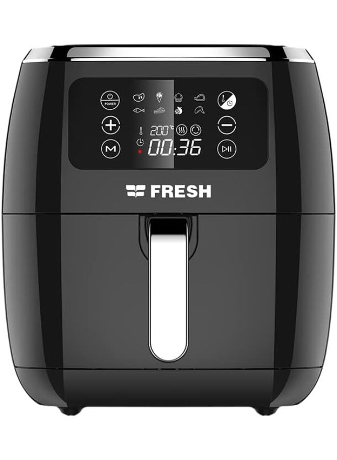 Fresh Digital Oil-free Pan (Black, AFF1800B, 5.5L, 1800W - Image 3