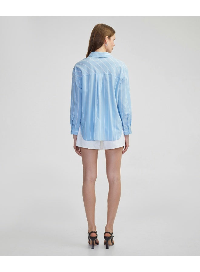Ipekyol Oversized Striped Shirt - Image 4