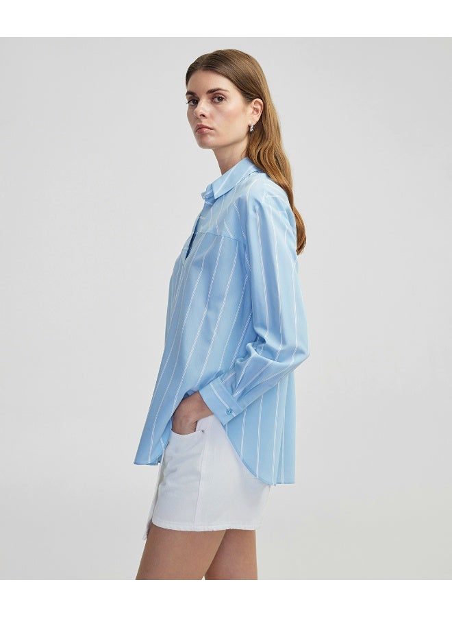 Ipekyol Oversized Striped Shirt - Image 5